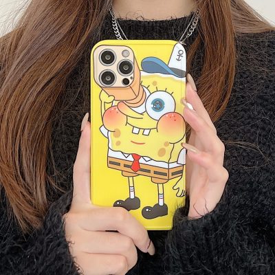 SpongeBob SquarePants Patrick Star Suitable for Iphone11 12 13promax Mobile Phone Shell Xs Apple Xr Protective 3 - Spongebob Plush