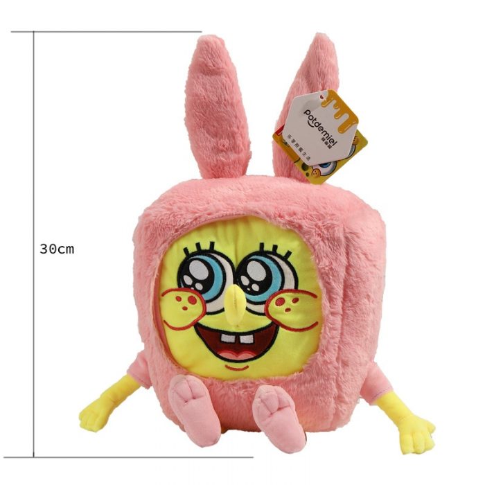 Spongebob Cute Plush Doll Cross Dressing Bunny Kawaii Fluffy Soft Stuffed Kid Toy Plushie Sofa Pillow 5 - Spongebob Plush